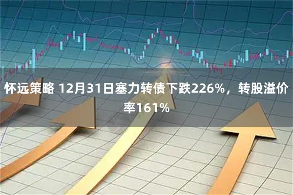 怀远策略 12月31日塞力转债下跌226%，转股溢价率161%